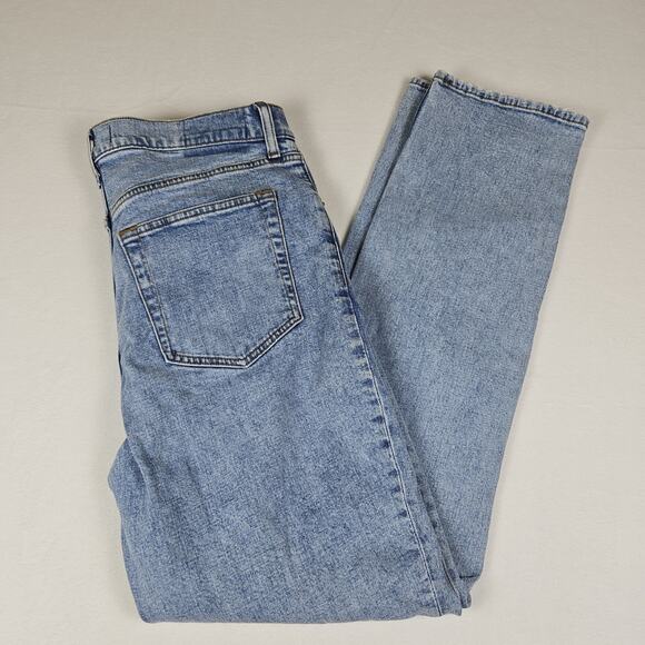 Abercrombie Fitch Jeans 90s Slim Straight Ultra High Rise Blue Women Size 31/12 - Picture 14 of 15